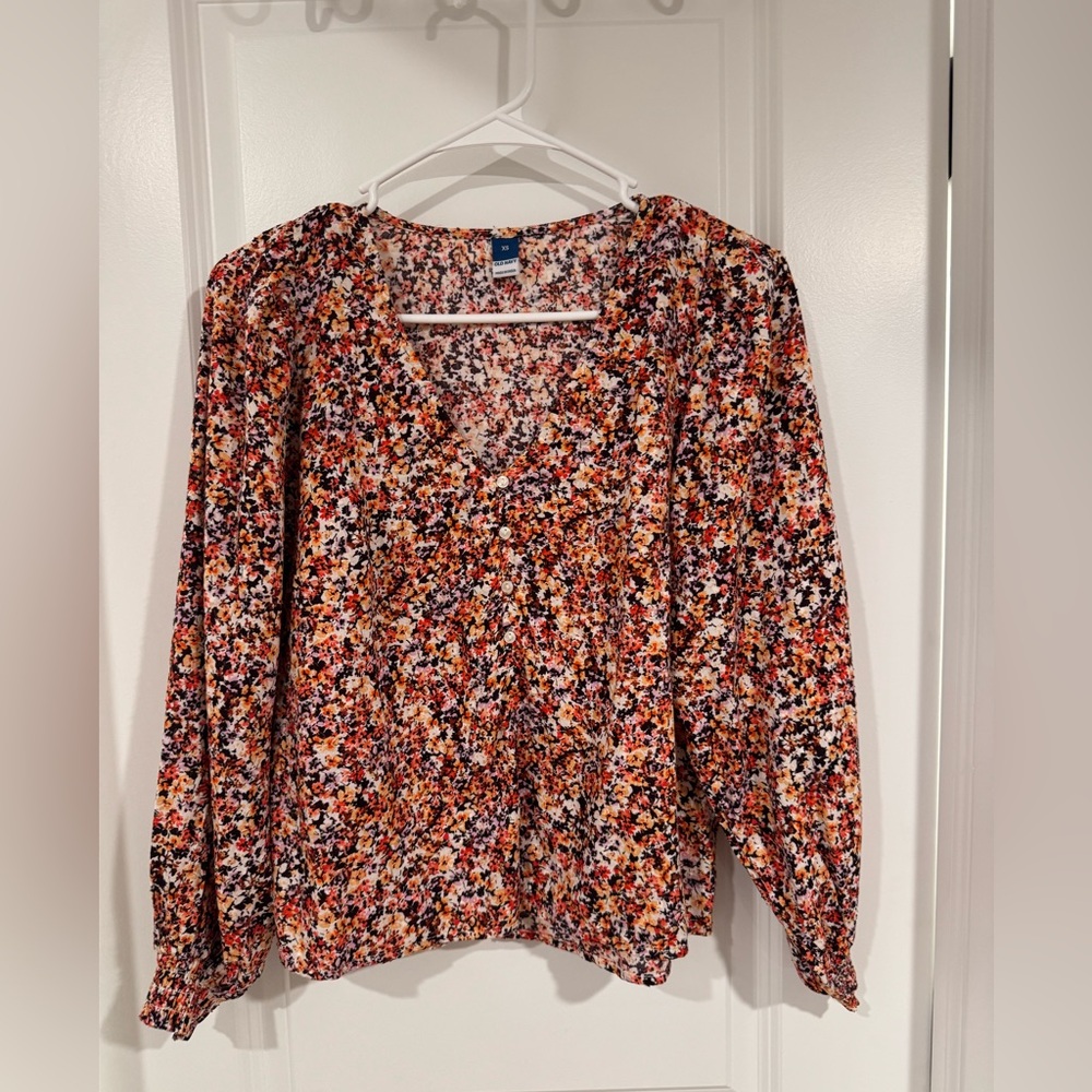 Floral Long Sleeve Blouse